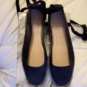 Zara espadrille platform black